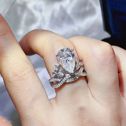 5 Carat Moissanite 925 Sterling Silver Ring