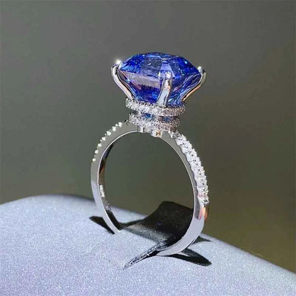 5 Carat Moissanite Zircon 925 Sterling Silver Ring