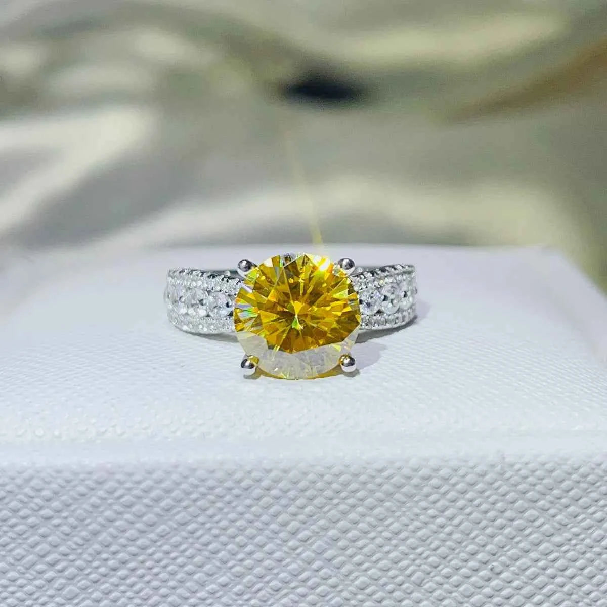 3 Carat Moissanite 925 Sterling Silver Ring