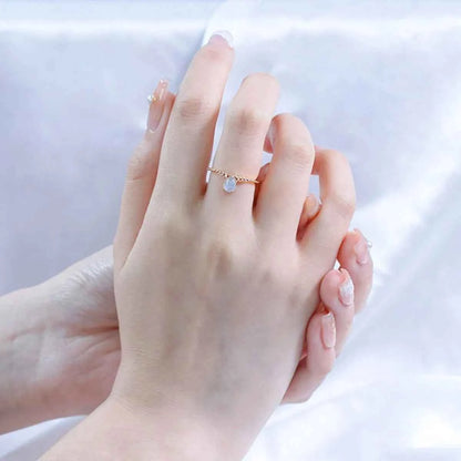 925 Sterling Silver Zircon Ring