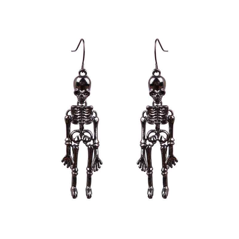 Skeleton Alloy Earrings