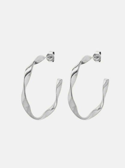 Titanium Steel C-Hoop Earrings
