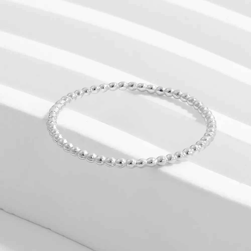 925 Sterling Silver Bead Ring