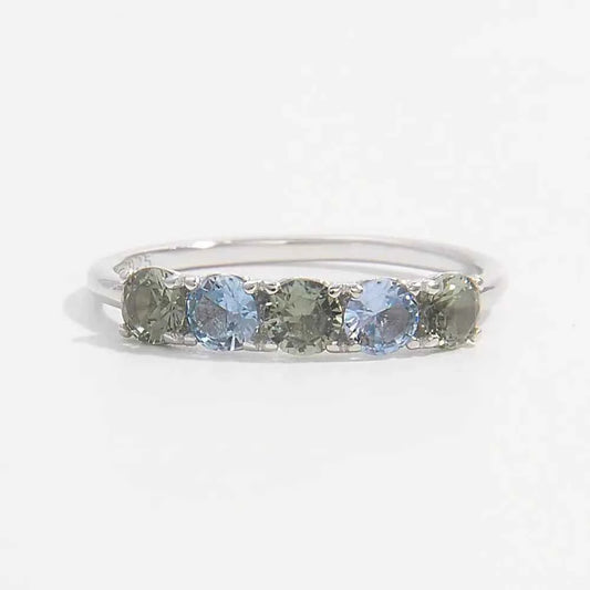 925 Sterling Silver Rhinestone Ring
