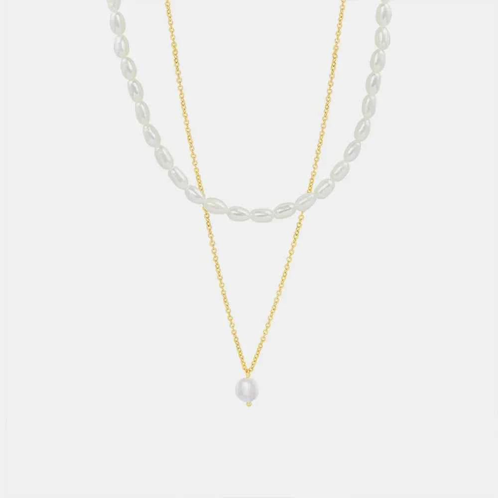 Double-Layered Freshwater Pearl Necklace