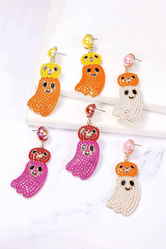 Halloween Ghost Shape Dangle Earrings