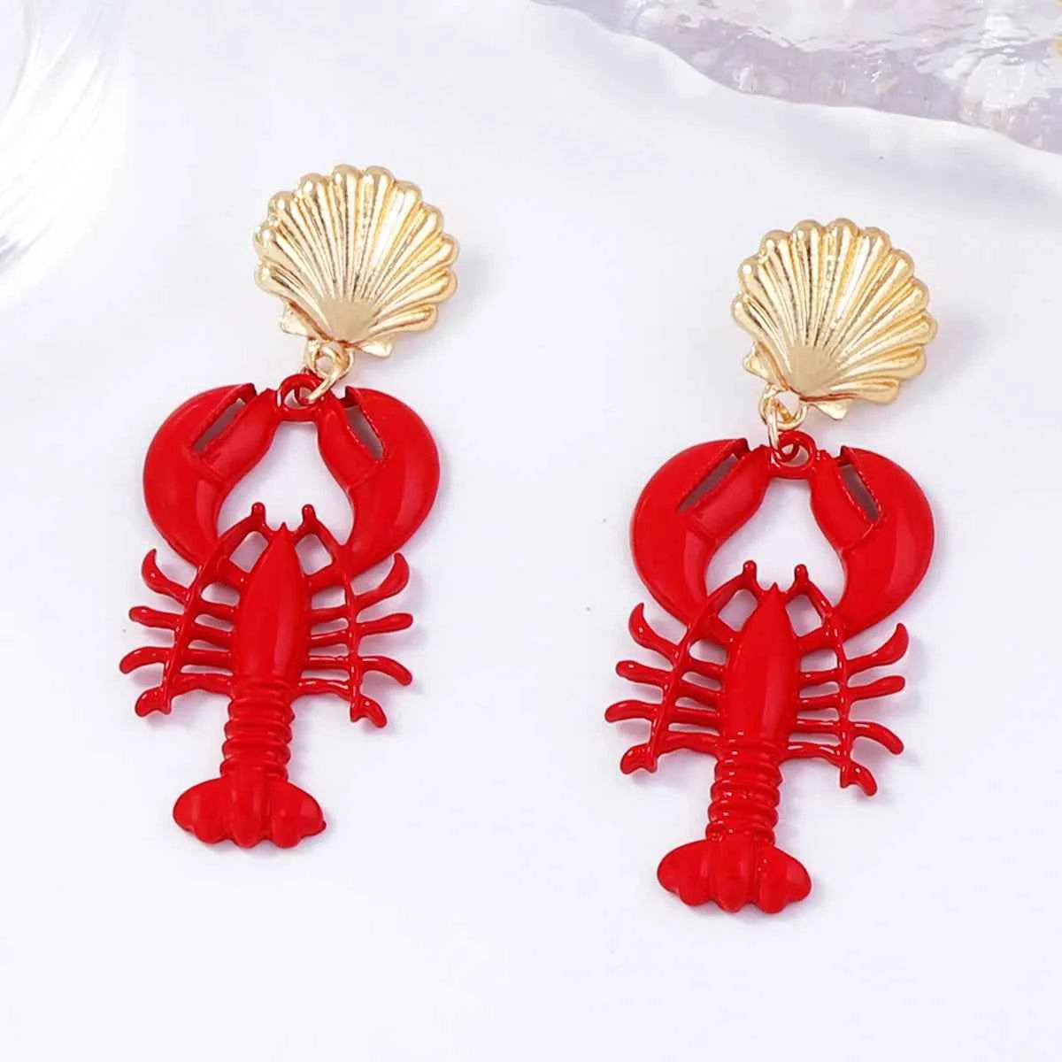 18K Gold-Plated Stainless Steel Drop Earrings