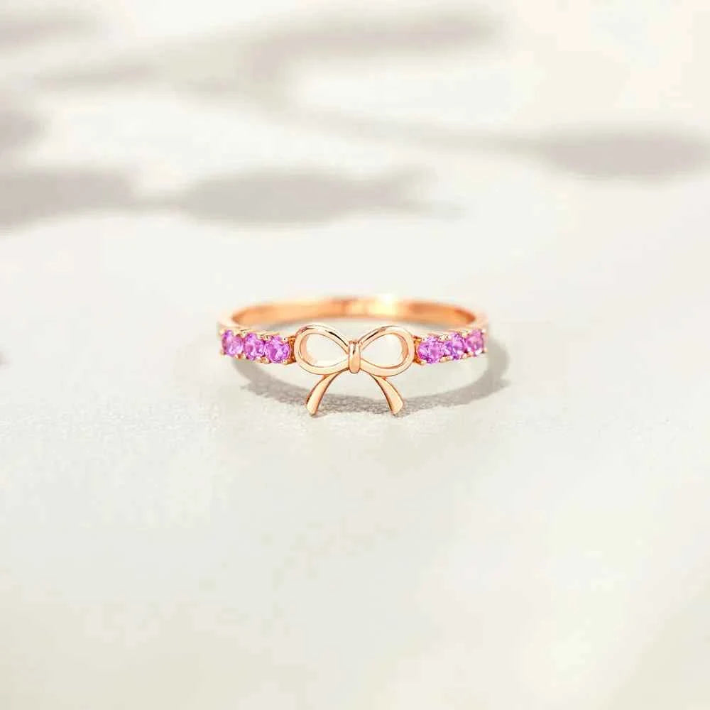 925 Sterling Silver Bow Ring