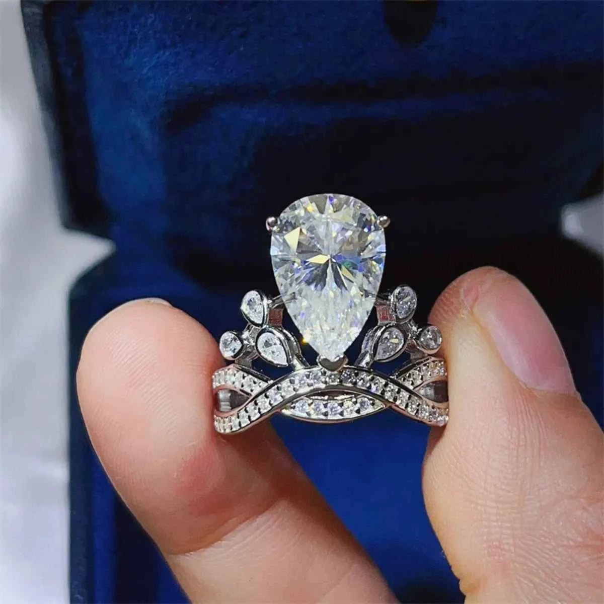 5 Carat Moissanite 925 Sterling Silver Ring