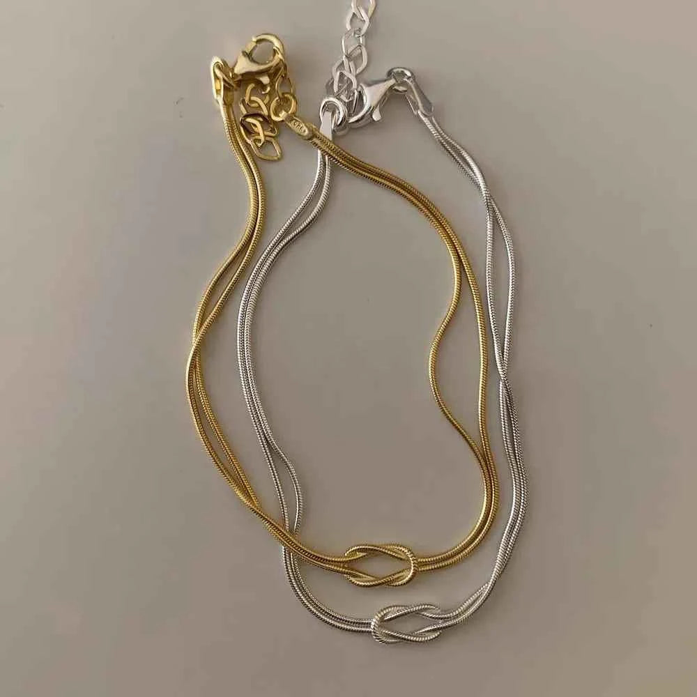 Titanium Steel Knotted Necklace