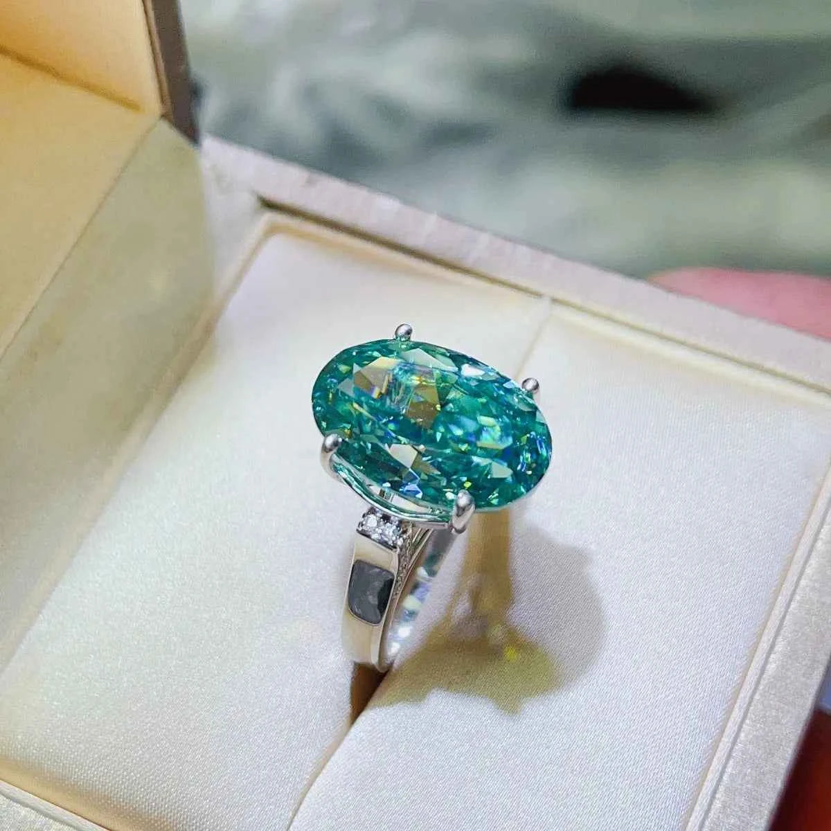 5 Carat Moissanite 925 Sterling Silver Ring