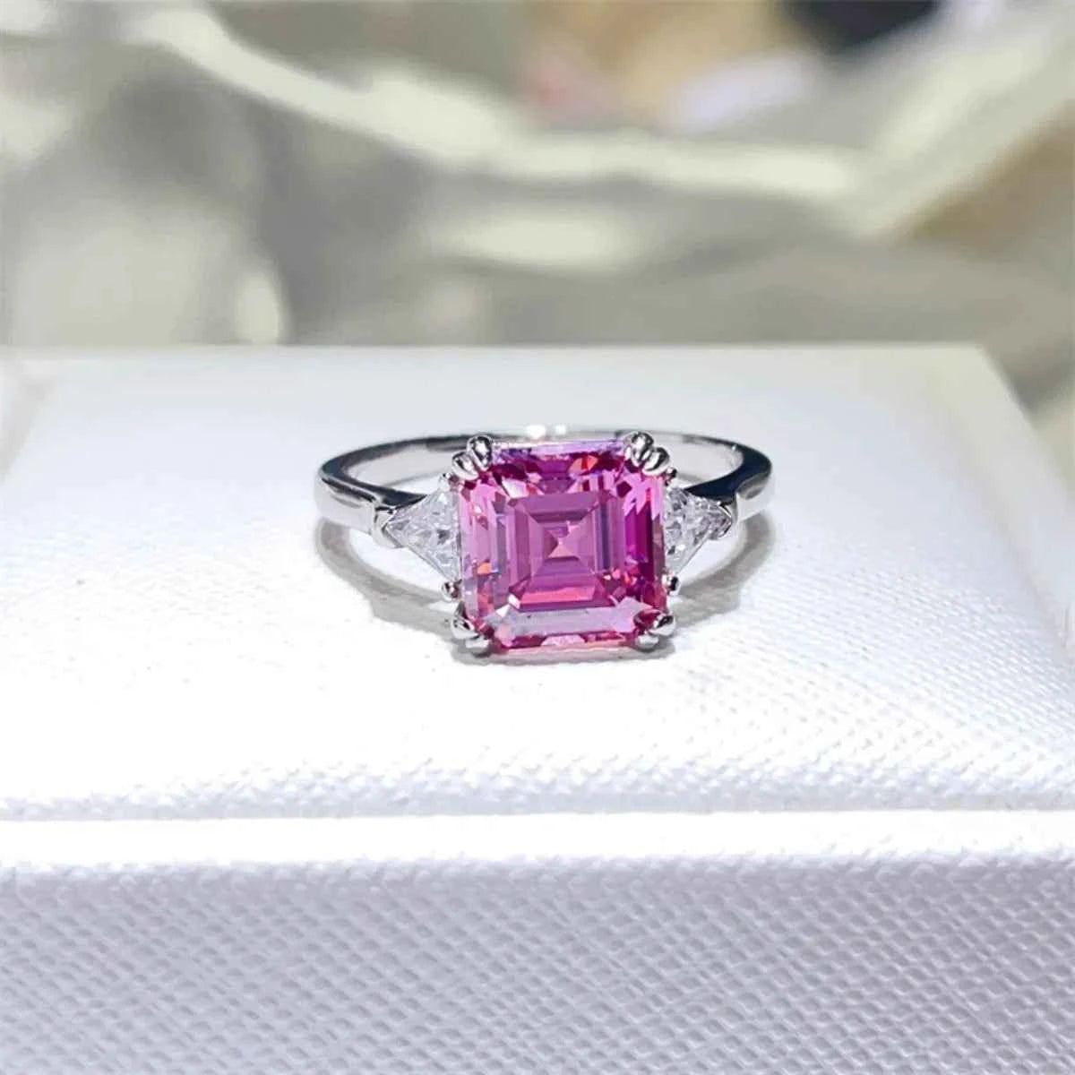 3 Carat Moissanite 925 Sterling Silver Ring