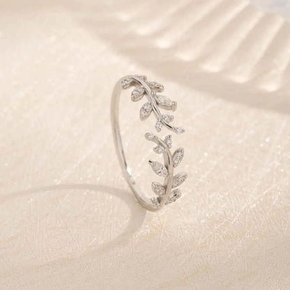 925 Sterling Silver Inland Zircon Open Ring