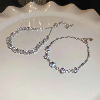 Copper Zircon Bracelet