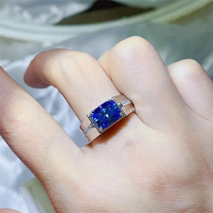 2 Carat Moissanite 925 Sterling Silver Ring