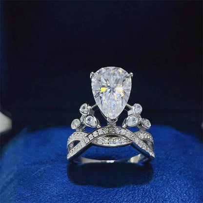 5 Carat Moissanite 925 Sterling Silver Ring