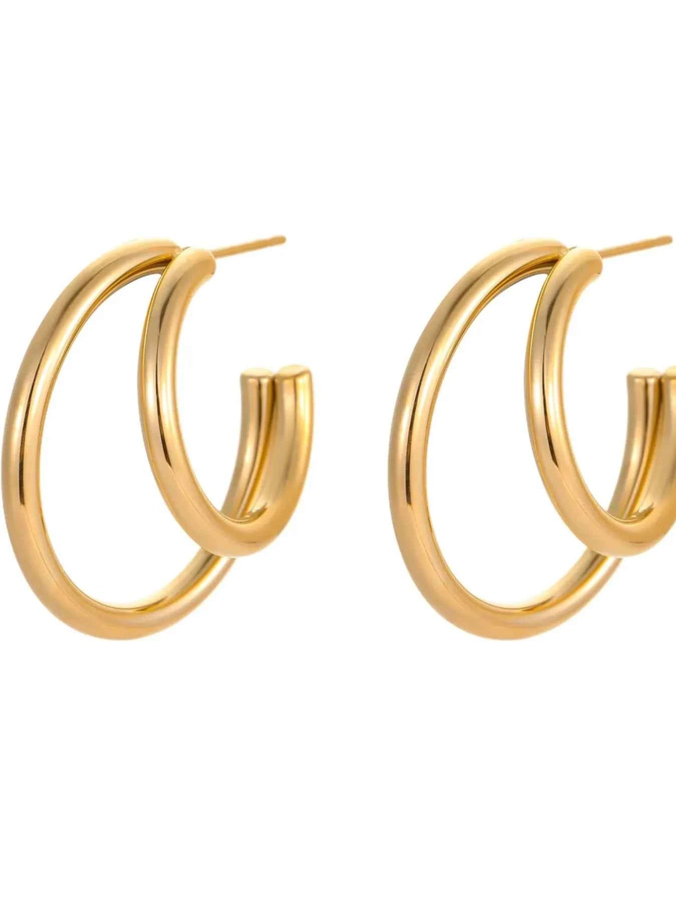 Stainless Steel Hoop Earrings