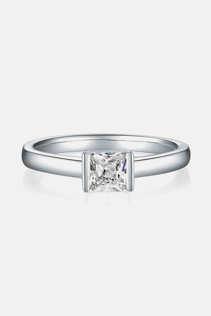 Moissanite 925 Sterling Silver Solitaire Ring
