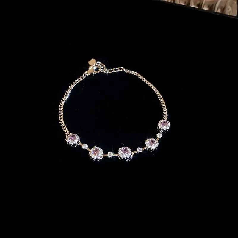 Copper Zircon Bracelet