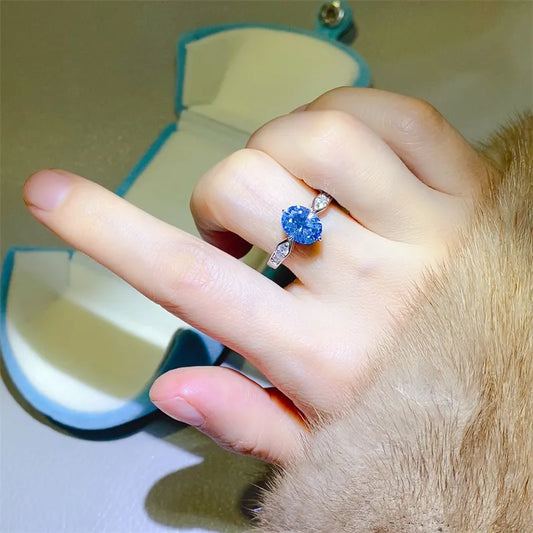 2 Carat Moissanite 925 Sterling Silver Ring - Mr. Gem & Company