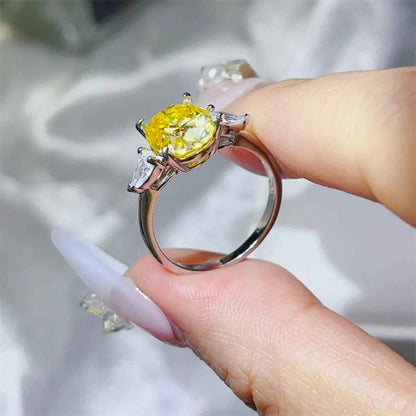 3 Carat Moissanite 925 Sterling Silver Ring