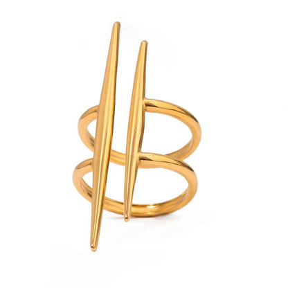 Stainless Steel Asymmetrical Ring