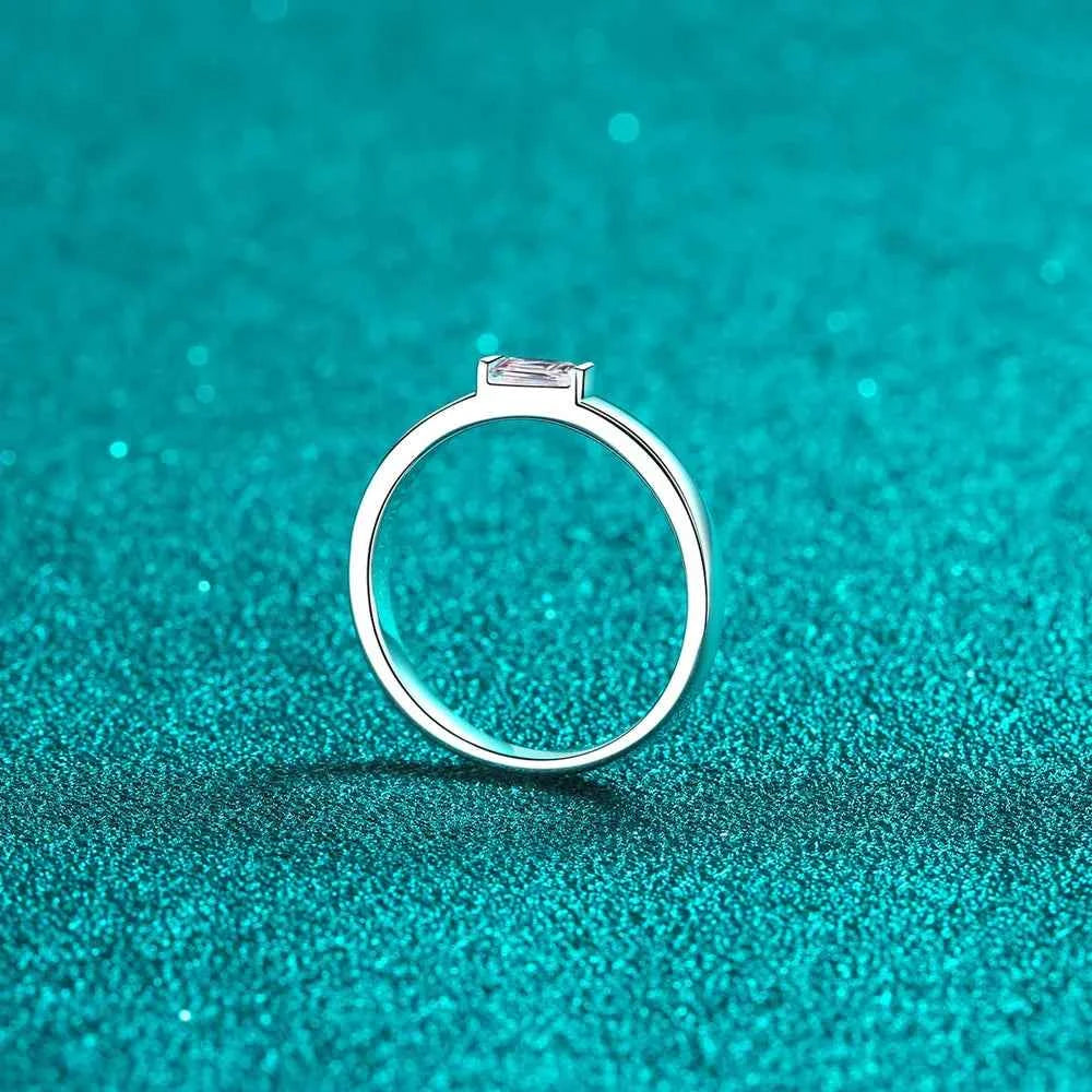 Moissanite 925 Sterling Silver Ring