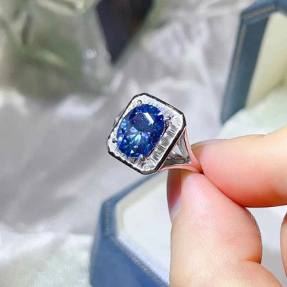 3 Carat Moissanite Square Ring