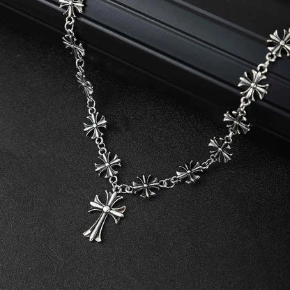 Cross Pendant Alloy Necklace