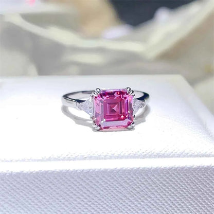 3 Carat Moissanite 925 Sterling Silver Ring