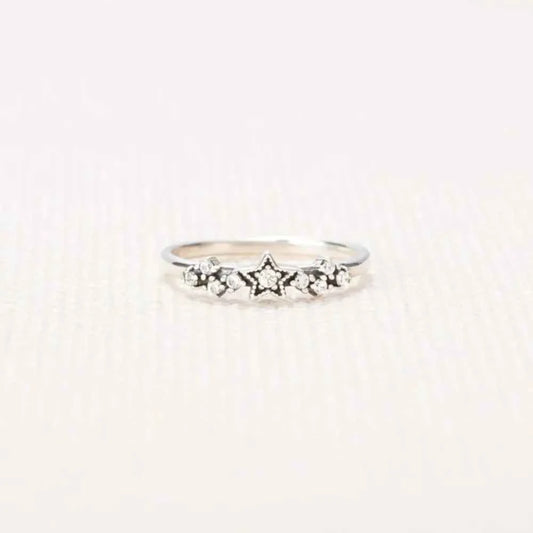 925 Sterling Silver Star Ring