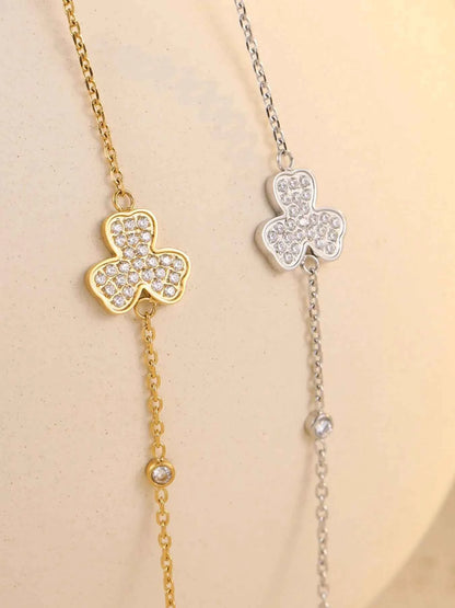 Stainless Steel Zircon Bracelet