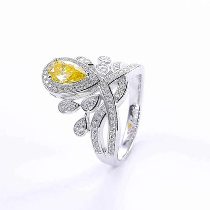 1 Carat Moissanite 925 Sterling Silver Ring