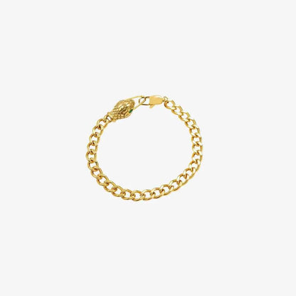 Snake Head Chain Titanium Steel Bracelet