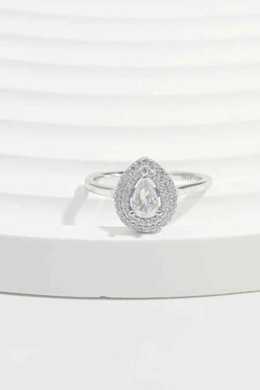 925 Sterling Silver Inland Zircon Ring