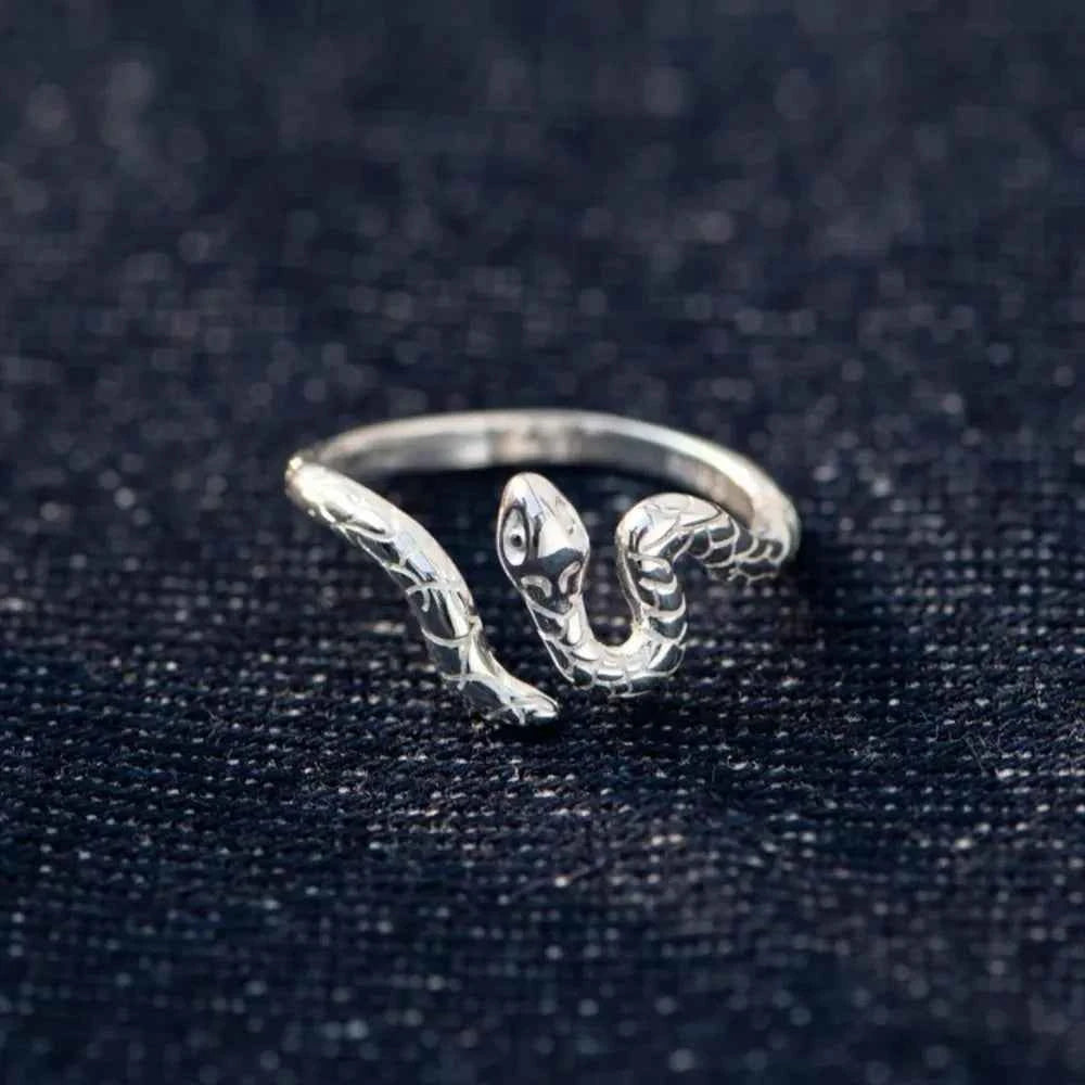925 Sterling Silver Snake Ring