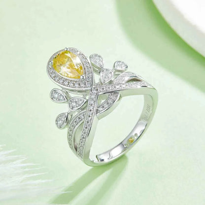 1 Carat Moissanite 925 Sterling Silver Ring