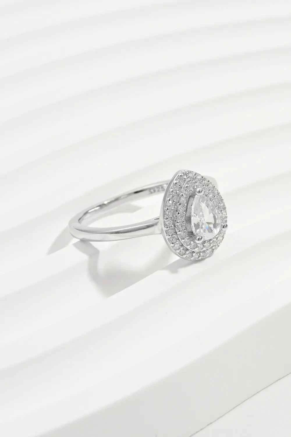 925 Sterling Silver Inland Zircon Ring