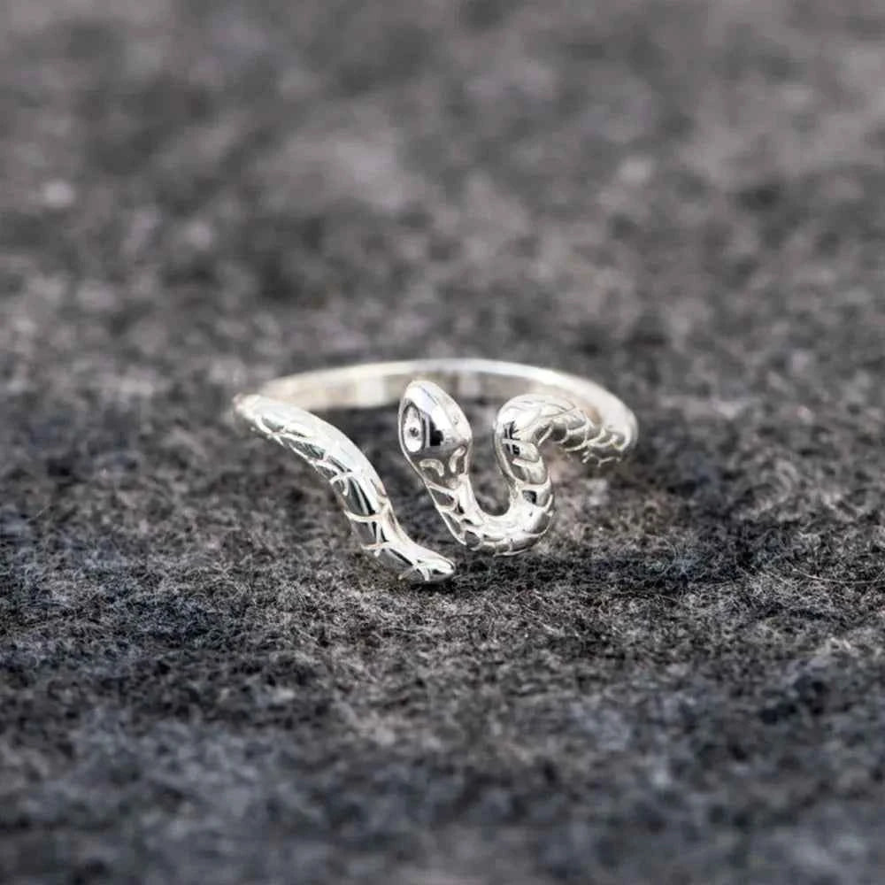925 Sterling Silver Snake Ring