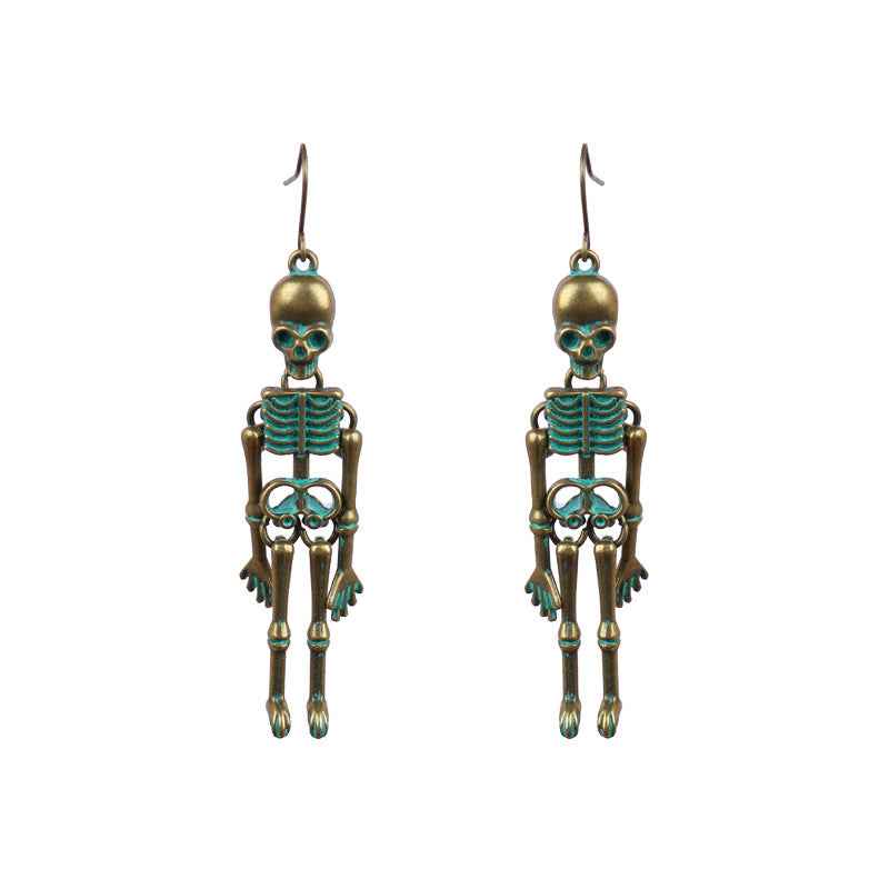 Skeleton Alloy Earrings