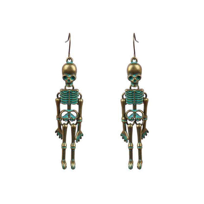 Skeleton Alloy Earrings