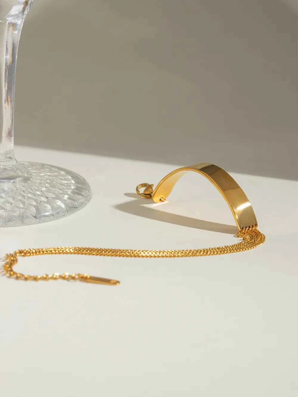 18K Gold-Plated Stainless Steel Bracelet