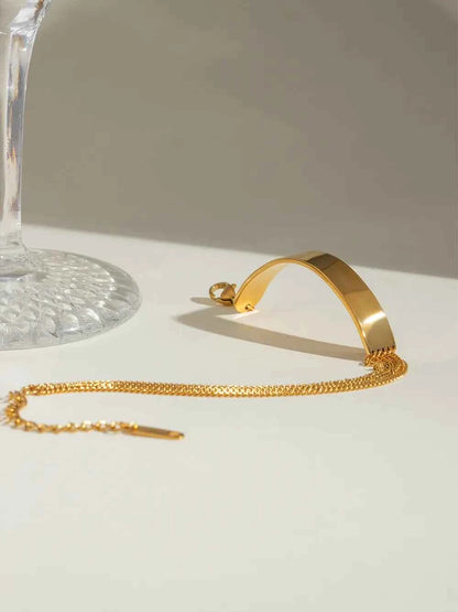 18K Gold-Plated Stainless Steel Bracelet