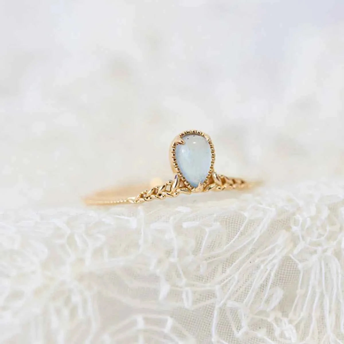 925 Sterling Silver Zircon Ring