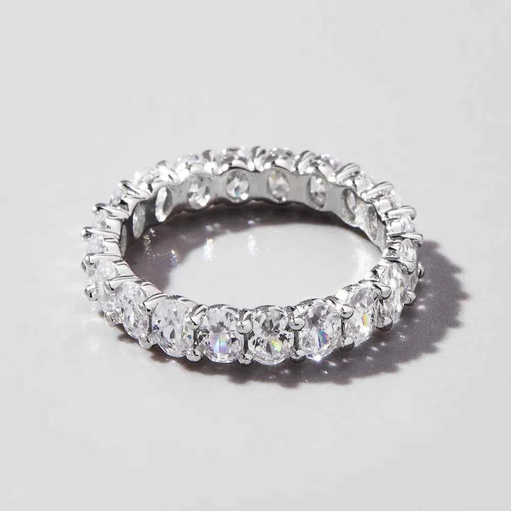 Inlaid Zircon 925 Sterling Silver Ring