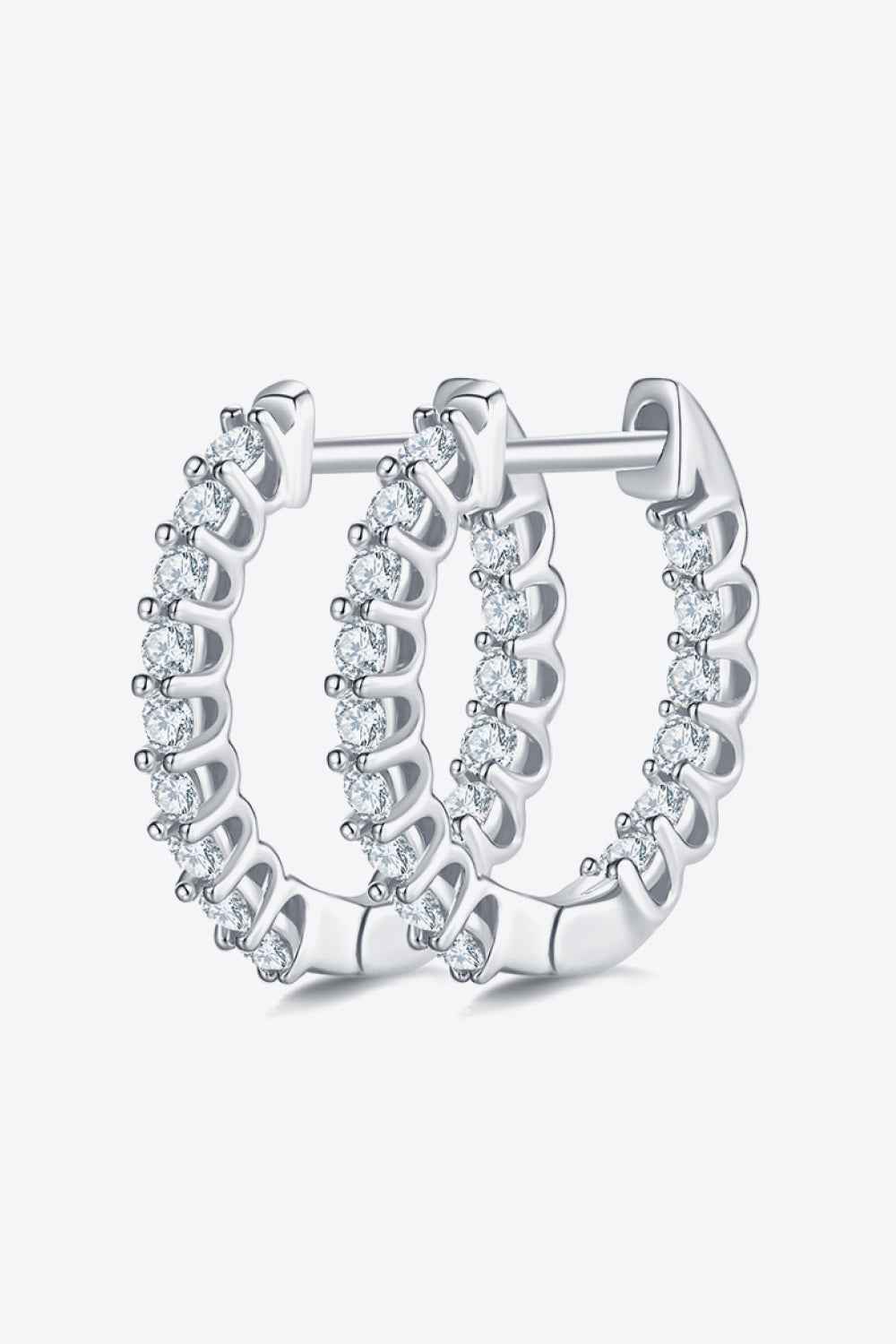 Moissanite 925 Sterling Silver Earrings