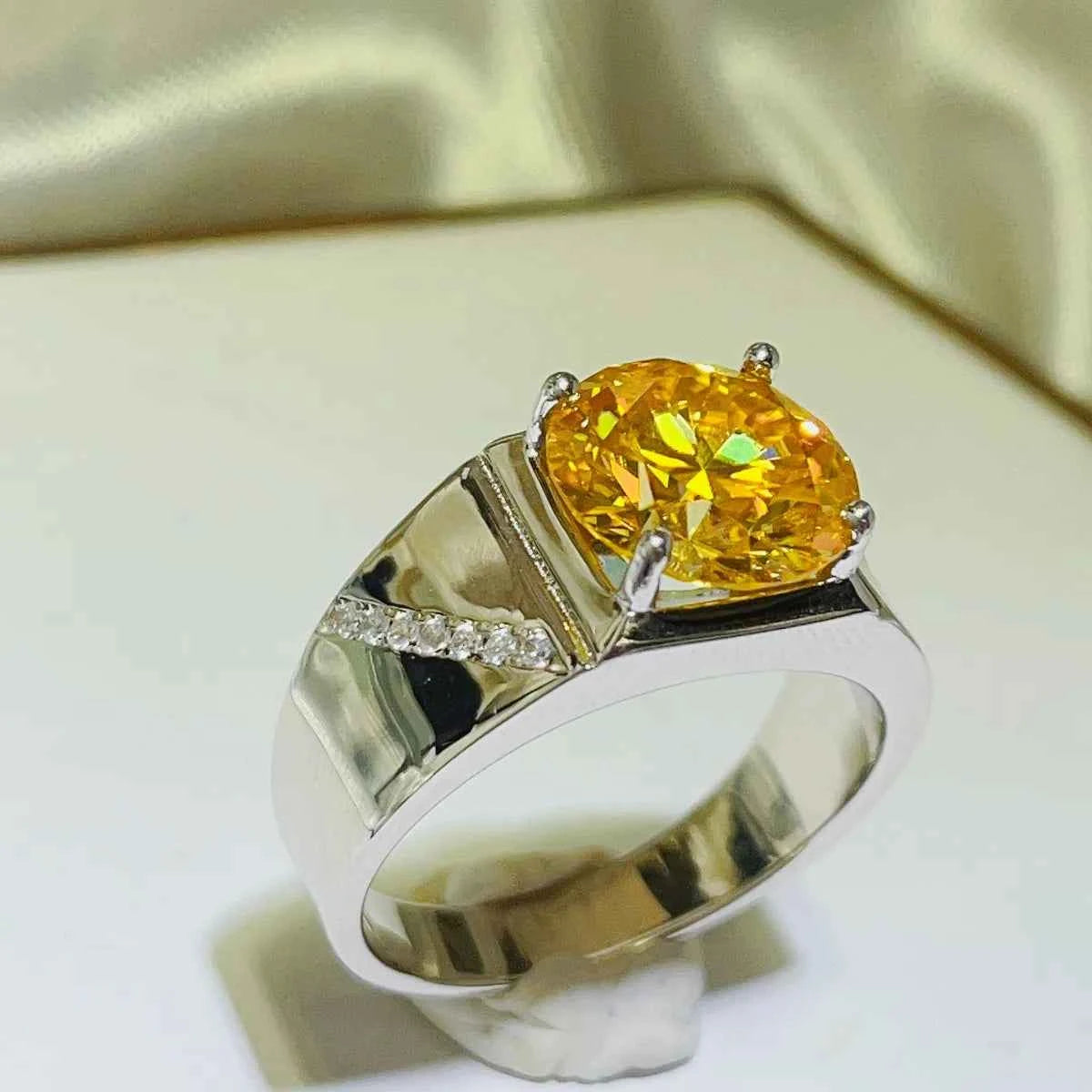 5 Carat Moissanite 925 Sterling Silver Ring