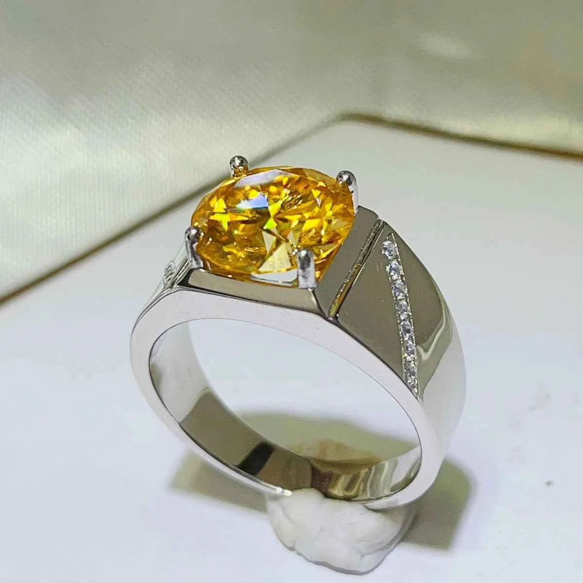 5 Carat Moissanite 925 Sterling Silver Ring