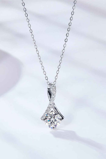 Special Occasion 1 Carat Moissanite Pendant Necklace