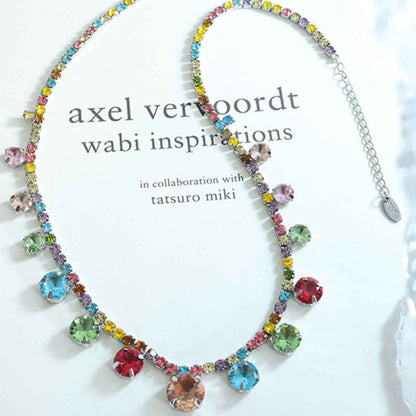 Crystal Copper Chain Necklace